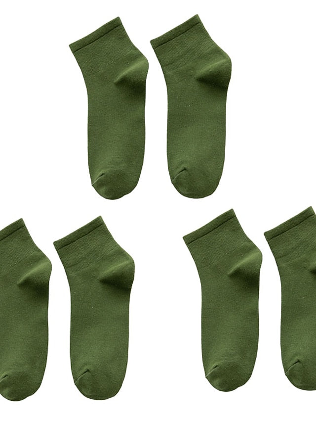 3 Pairs Anckle Socks Low Cut Socks Home Sports & Outdoor Holiday Polyester Cotton Sports & Outdoors Casual Sweet 3 Pairs for Women