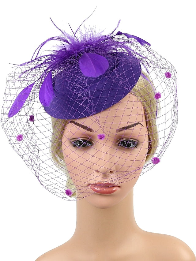Hair Clip Chic & Modern Party Pure Color Headwear / Black / Red / Blue / Fall / Winter for Women