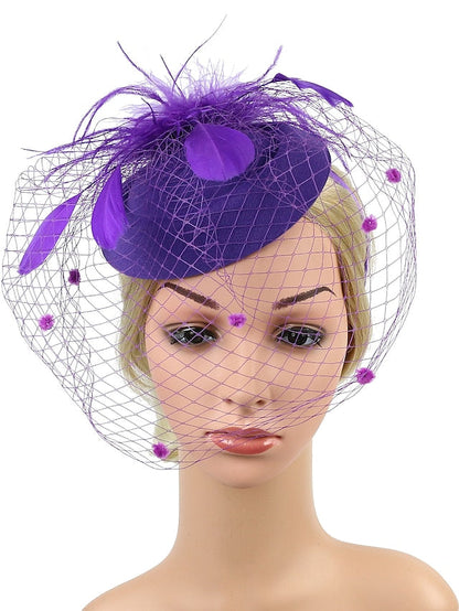 Hair Clip Chic & Modern Party Pure Color Headwear / Black / Red / Blue / Fall / Winter for Women
