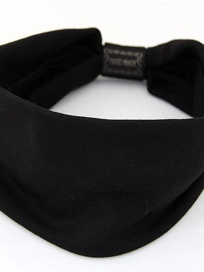 1pc Headbands Bandana Hair Scarf For Street Gift Holiday Head Classic Fabric Black Gray Purple for Women