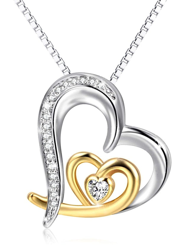 necklace Chic & Modern Street Heart Necklaces / Silver / Fall / Winter / Spring / Summer for Women