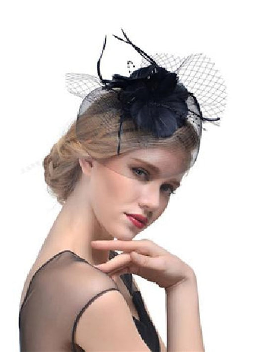 Hair Clip Party Party Solid Color Headwear / Beige / Black / Gray / Fall / Winter for Women