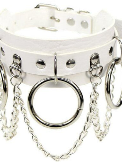 1PC Choker Necklace For Party Evening Birthday Party Leather Alloy Classic for Women