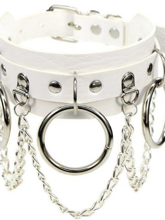 1PC Choker Necklace For Party Evening Birthday Party Leather Alloy Classic for Women