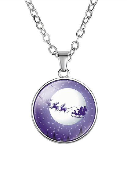 necklace Casual Christmas Snowflake Necklaces for Women