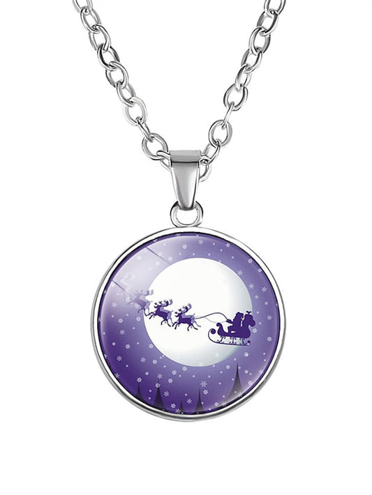 necklace Casual Christmas Snowflake Necklaces for Women