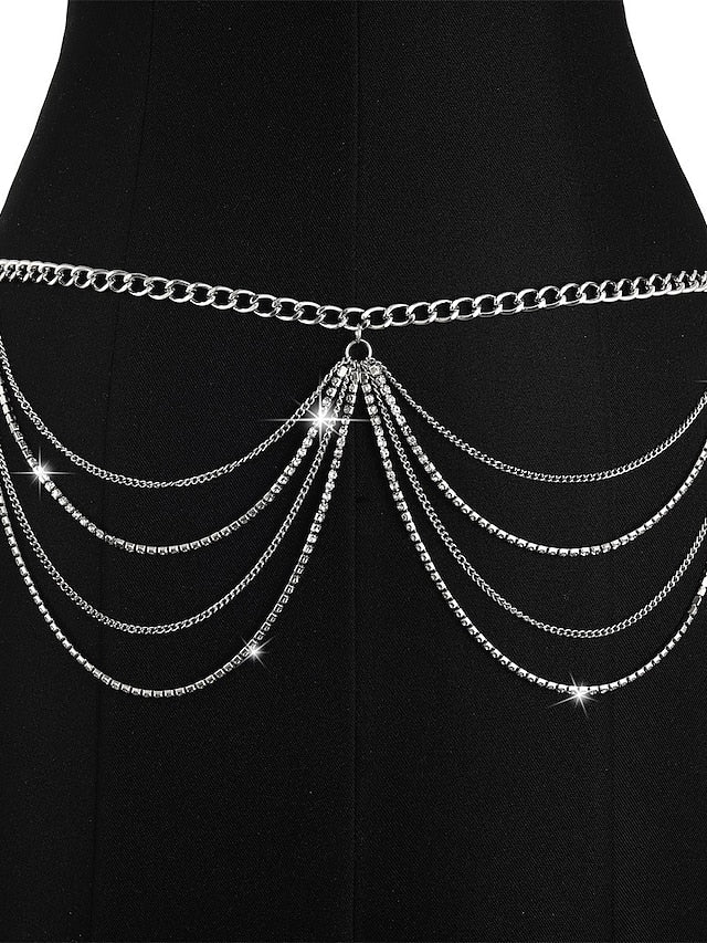 body chain Fashion Outdoor Geometry Rantai cermin mata for Women