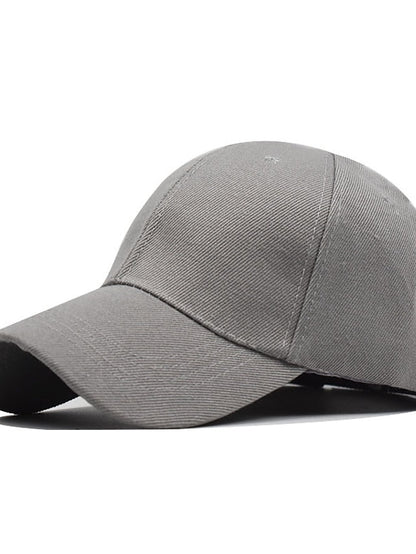 1pcs Unisex Cap Casual Solid Curved Sun Visor Baseball Cap Adjustable Snapback Hats For Women Men Hip Hop Cap Street Dad Hat for Women