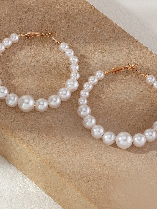 Earrings Active Party Earring / Imitation Pearl / White / Fall / Winter / Spring for Women