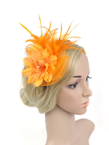 Hair Clip Chic & Modern Party Pure Color Headwear / Yellow / Purple / Fall / Winter / Spring for Women