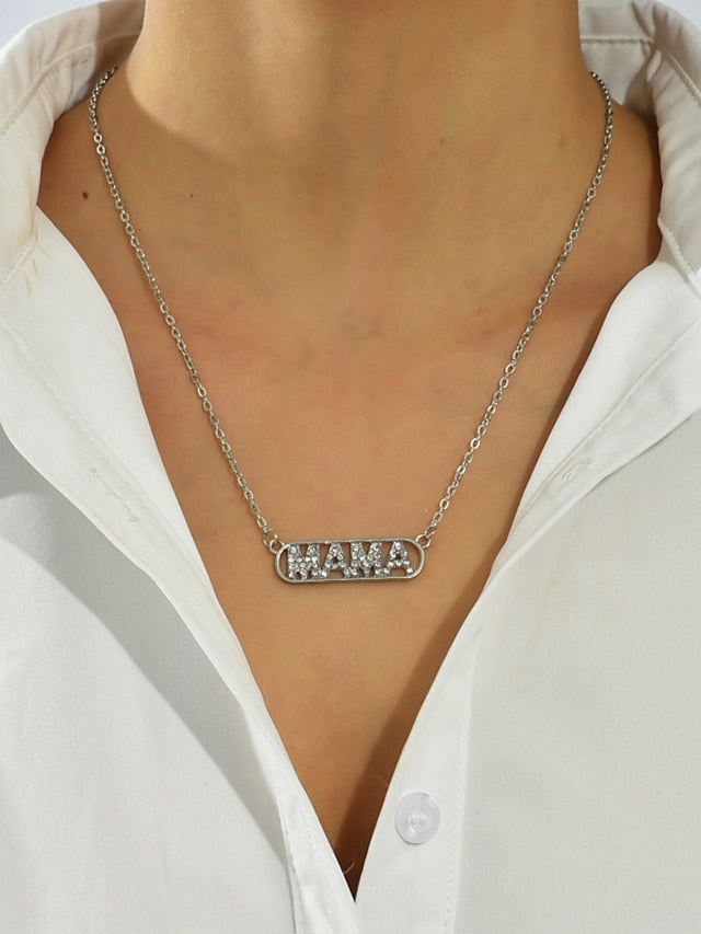necklace Elegant Street Letter Necklaces for Women