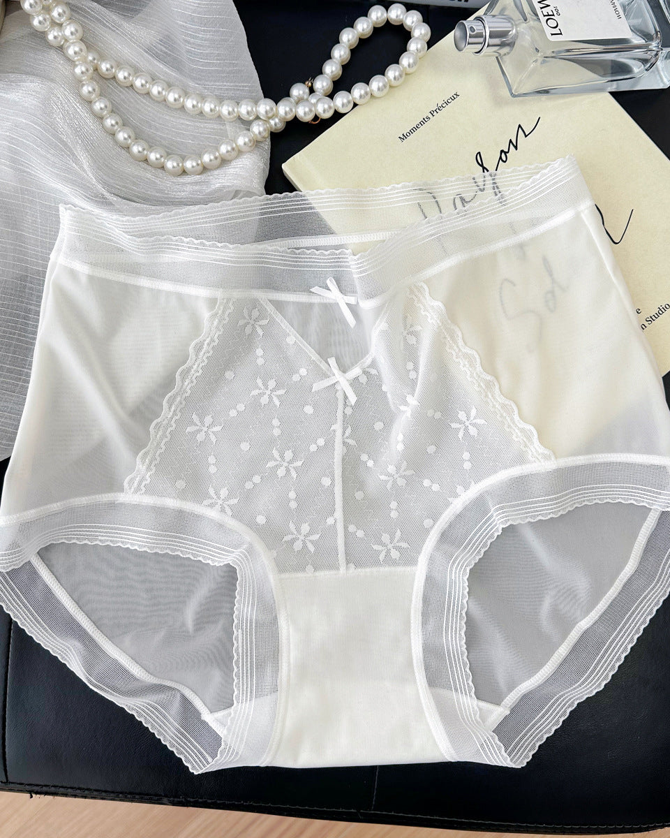 Lace Quick-Drying Mid-Waist Breathable