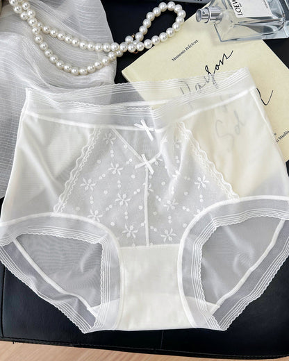 Lace Quick-Drying Mid-Waist Breathable