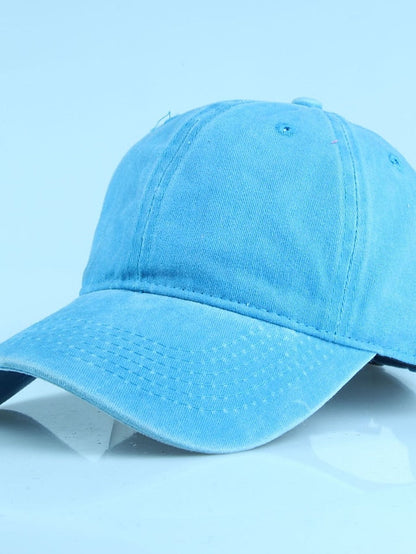 Baseball Cap Adjustable Buckle Pure Color Sports for Women