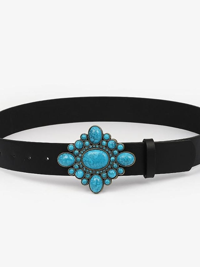 PU Buckle Belt PU Leather Metal Bucke Engraved Classic Wedding Party 1138-7 1138-5 1138 1138-1 for Women