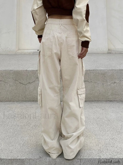 Multi Pockets Vintage Baggy Cargo Jeans