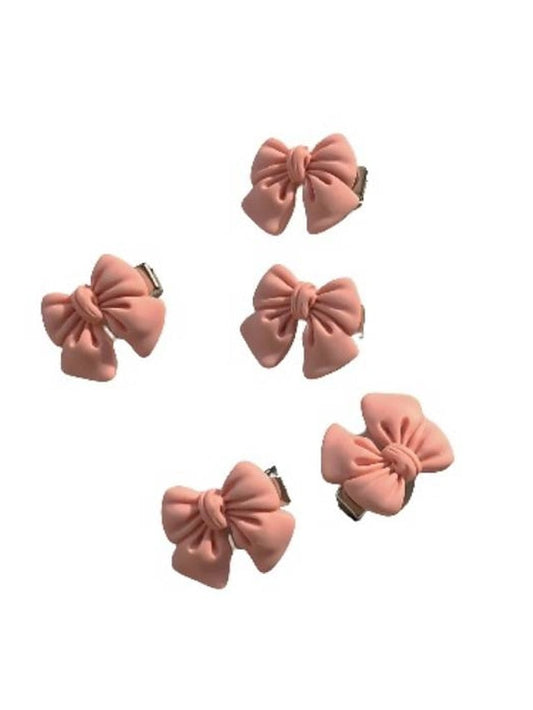 5pcs Per Set Girls' Hair Clip For Daily Flower Classic Butterfly. Peach.Flower Shape Hair Clips Alligator clip Hair Slide for Girl and Woman for Women