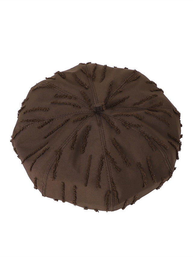 Fashion Black Beret Women Spring Summer Thin Breathable Painter Hat Trendy Artist Hat for Women