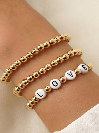 Bracelets Fashion Outdoor Letter Bracelets & Bangles for Women
