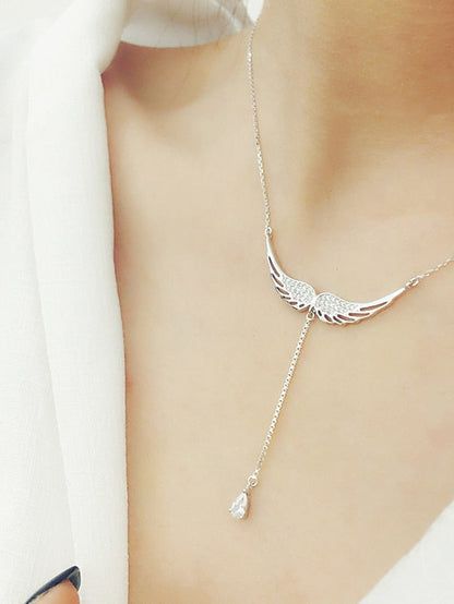 1PC Necklace Dolphin Tail Pendant Necklace for GirlsWomenCrystal Fish Tail Choker Necklace Jewelry Gift 14k Gold Plated Cute Open Heart Chain Necklace for Women Minimalist Jewelry Necklace for Women