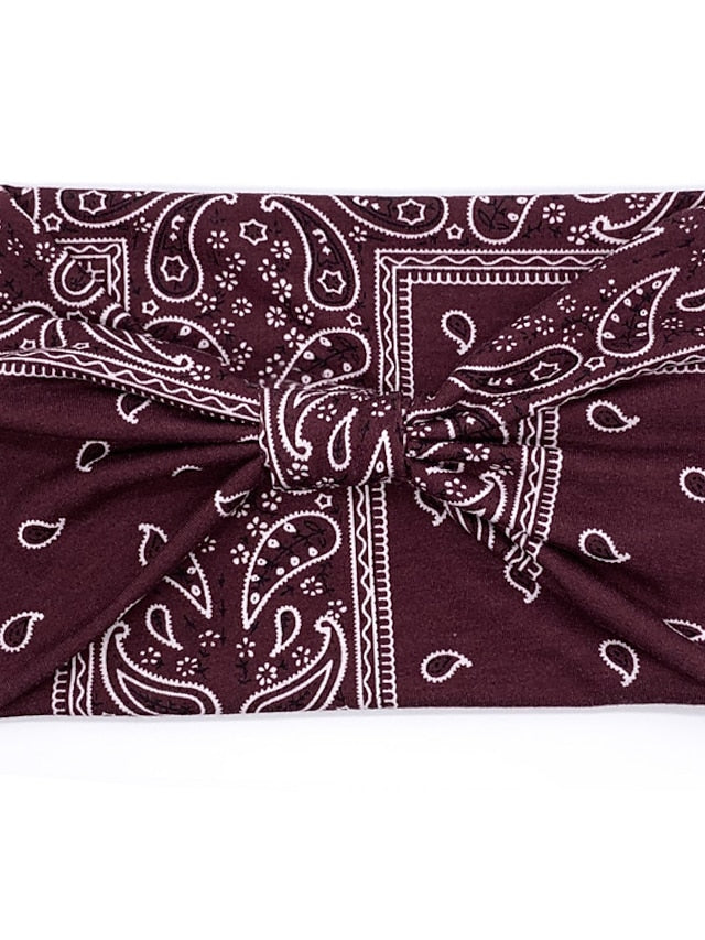 1PC Headbands Hair Band For Daily Holiday Classic Fabric Scarlet Black White for Women