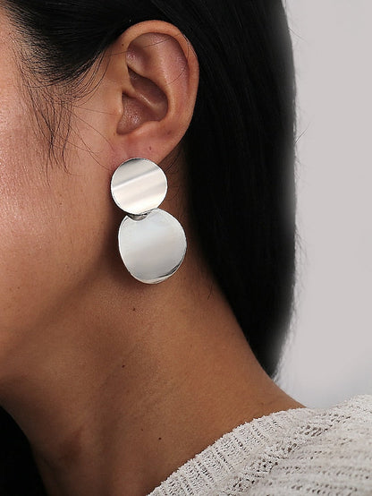 1 Pair Drop Earrings Hoop Earrings For Party Evening Street Gift Alloy Geometrical Birthday for Women