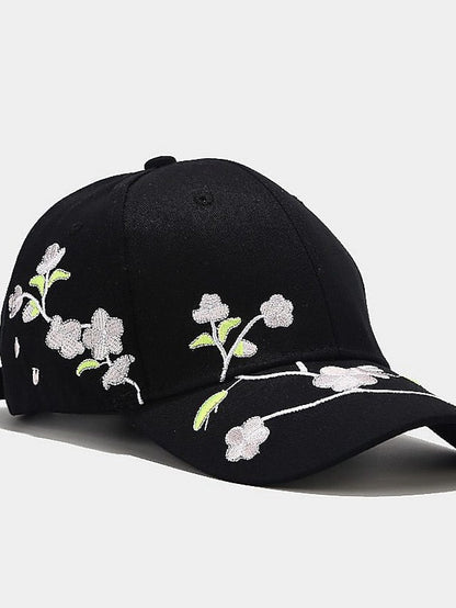 1pcs New High Quality Unisex Cotton Outdoor Baseball Cap Plum Embroidery Snapback Fashion Sports Hats For Men & Women Cap for Women