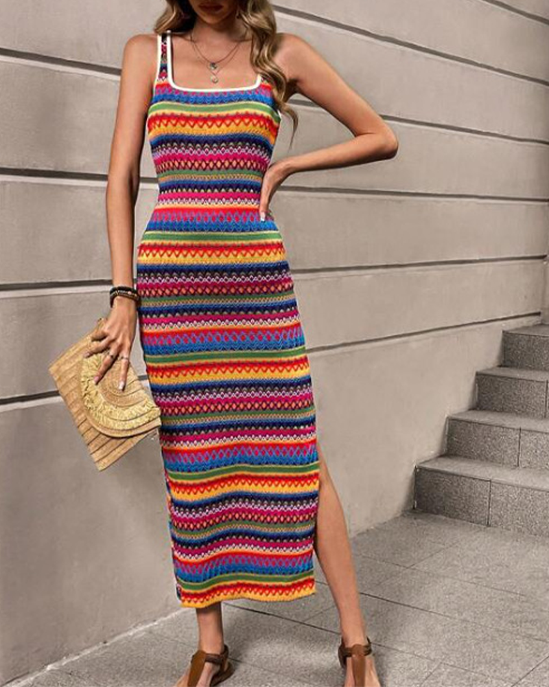 Casual Striped Dress