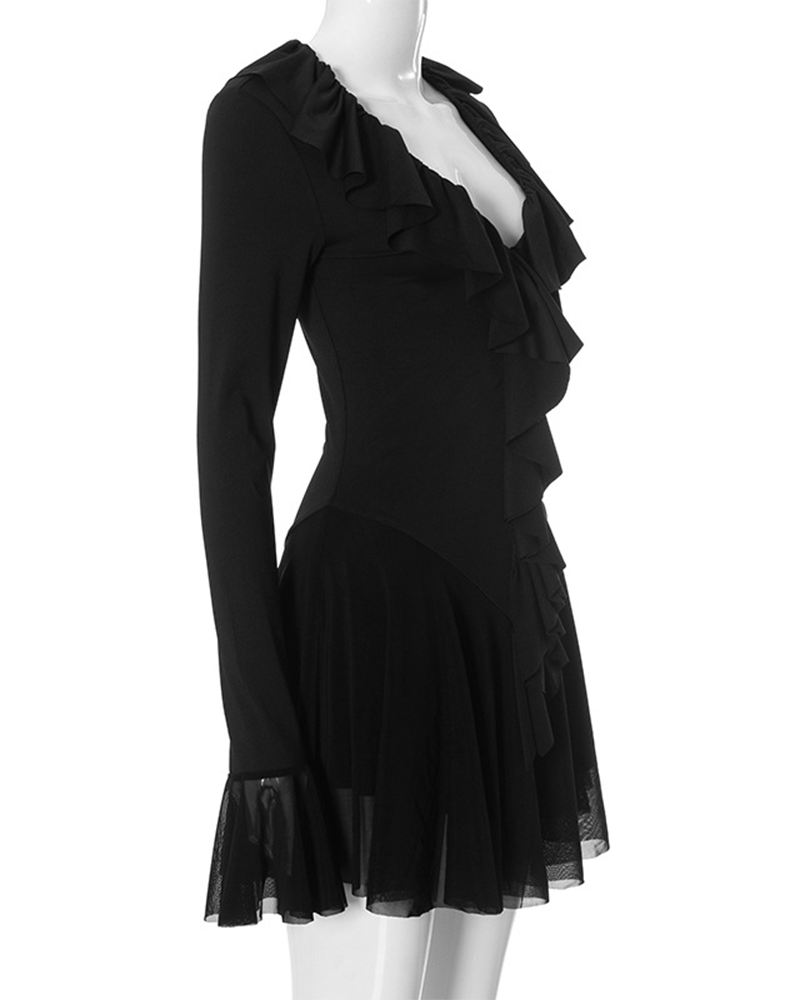 Ruffle Waist Dress