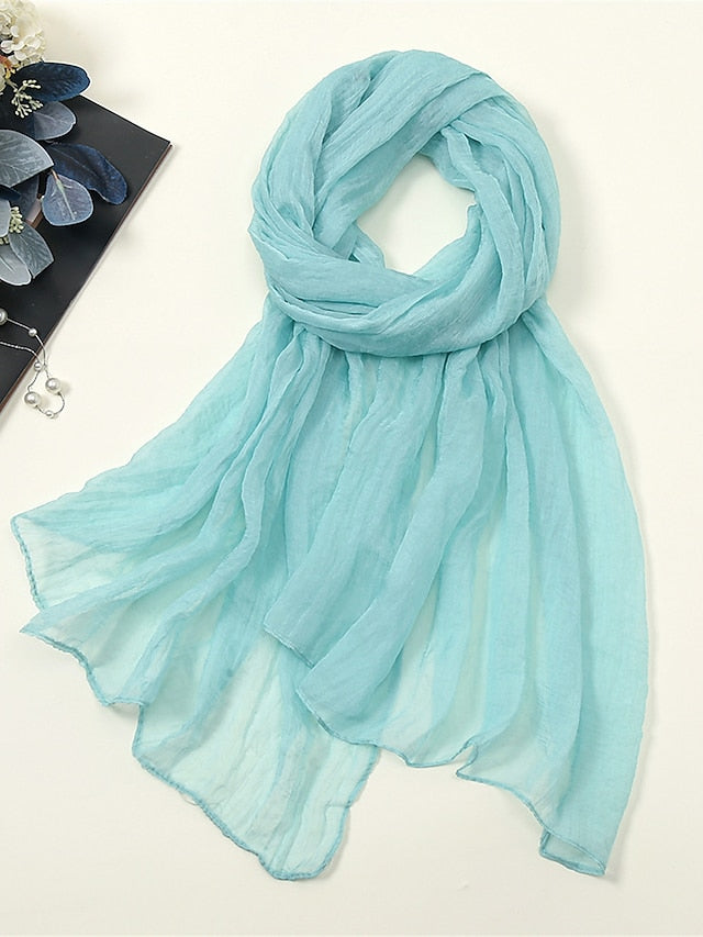 Fashion Street Pure Color Headwear for Women