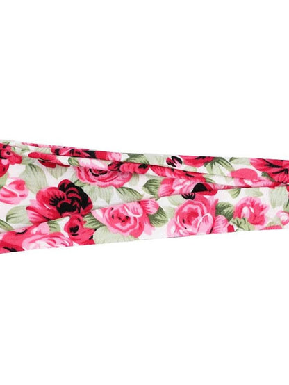 europe and the united states cross-border fashion sports hairband yoga bundle sweat-absorbing headband new ladies wide-brimmed printed headwear for Women