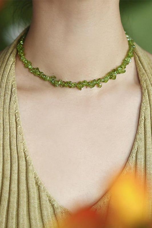 Collar de cristales irregulares Nora