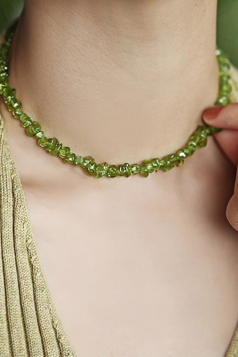 Collar de cristales irregulares Nora