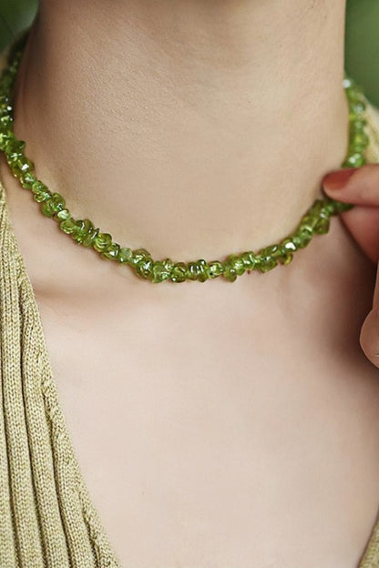 Collar de cristales irregulares Nora