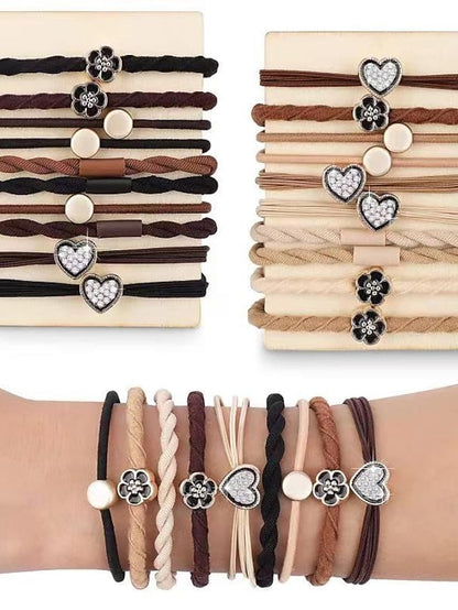 20pcs Hair Ties Hair Tie For Daily Thread Cord (Without the Card) for Women