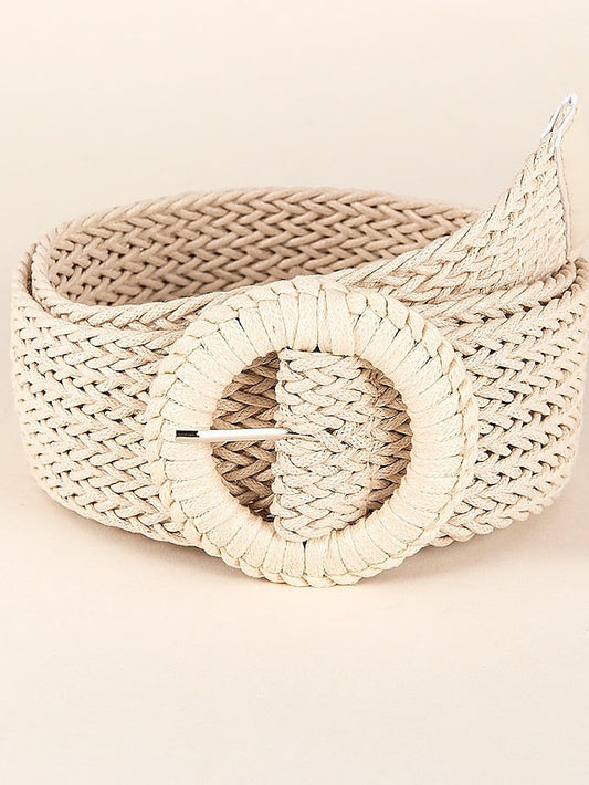 Belt Straw Beige Wide Belt Office Daily Pure Color / Spring / Summer / Fall / Winter for Women