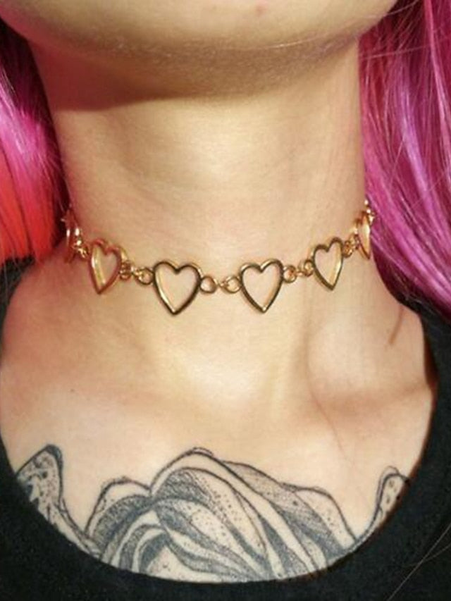 1PC Necklace For Street Beach Alloy Classic Heart for Women