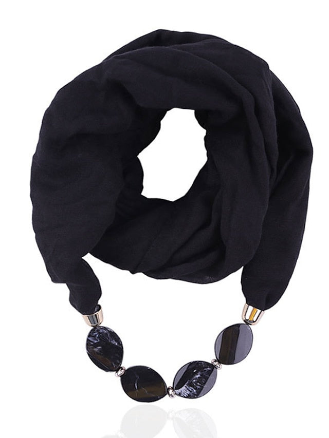 Scarves Infinity Scarf Daily Holiday Linen Bohemia Warm Decoration 1 PC for Women