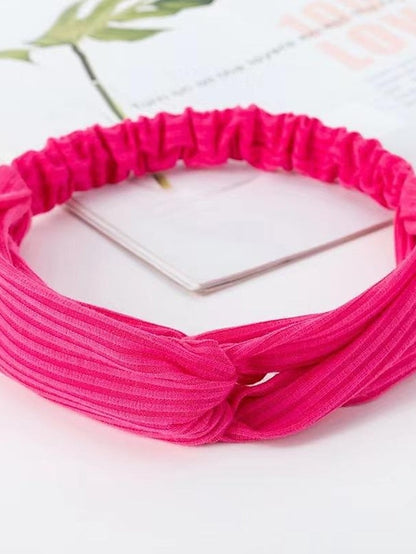 Women Twist Knotted Boho Stretchy Hair Bands Cross Turban for Women