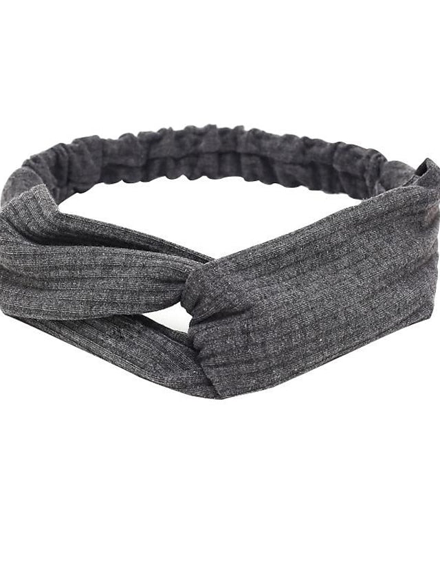 Women Twist Knotted Boho Stretchy Hair Bands Cross Turban for Women