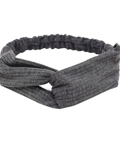Women Twist Knotted Boho Stretchy Hair Bands Cross Turban for Women