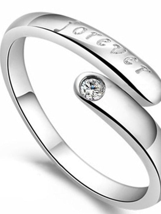 1PC Adjustable Ring For Daily Holiday Alloy Classic for Women