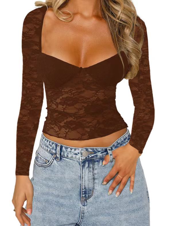 Lace Long Sleeve Top