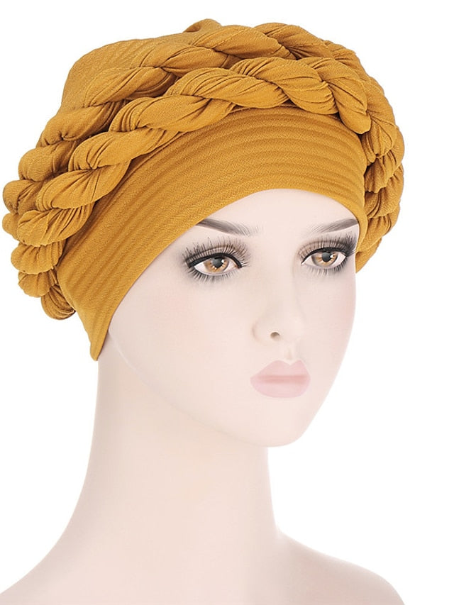 Turban Home Daily Solid / Plain Color Polyester Casual 1 pcs for Women