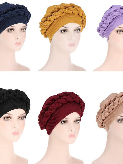Turban Home Daily Solid / Plain Color Polyester Casual 1 pcs for Women