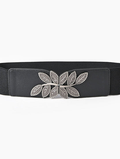 Belt Leather Black Gold Waist Belt Outdoor Street Daily Holiday Floral / Spring / Summer / Fall / Winter for Women