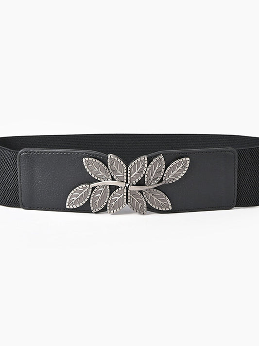 Belt Leather Black Gold Waist Belt Outdoor Street Daily Holiday Floral / Spring / Summer / Fall / Winter for Women