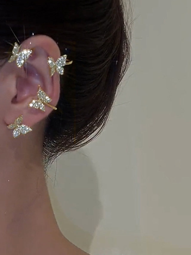 Earring Fashion Street Butterfly Earring (one piece) for Women