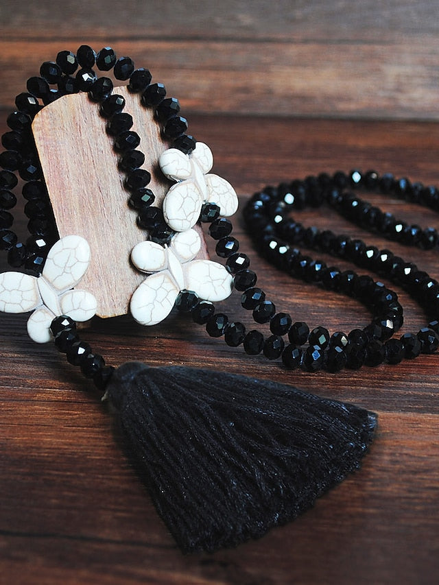 1pc Pendant Necklace Necklace For Street Festival Cord Stone Long Butterfly / Long Necklace / Bead Necklace for Women