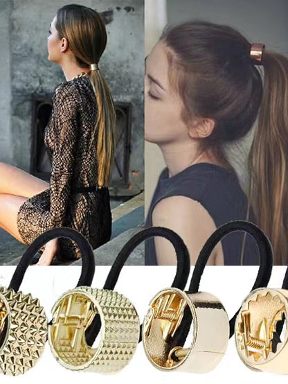 1PC Hair Accessory Set For Daily Holiday Date Birthday Sequins Alloy Rose Gold Black Silver for Women